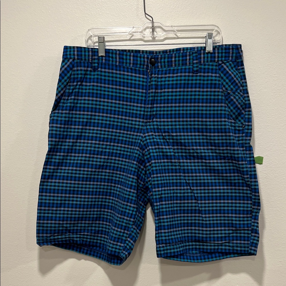 Lululemon Blue Checkered Men's Shorts